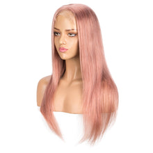 Load image into Gallery viewer, 100% Human Hair Lace Front Pink-Blonde Wig 20" Inches