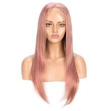 Load image into Gallery viewer, 100% Human Hair Lace Front Pink-Blonde Wig 20" Inches

