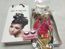 Load image into Gallery viewer, 100% Human Hair 3 Bundles with Lace Frontal Closure (18" 20", 22" + 16" closure)

