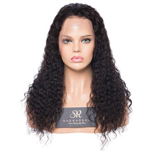Load image into Gallery viewer, 360° - 100% Human Hair Full TRANSPARENT Lace Wig 16"
